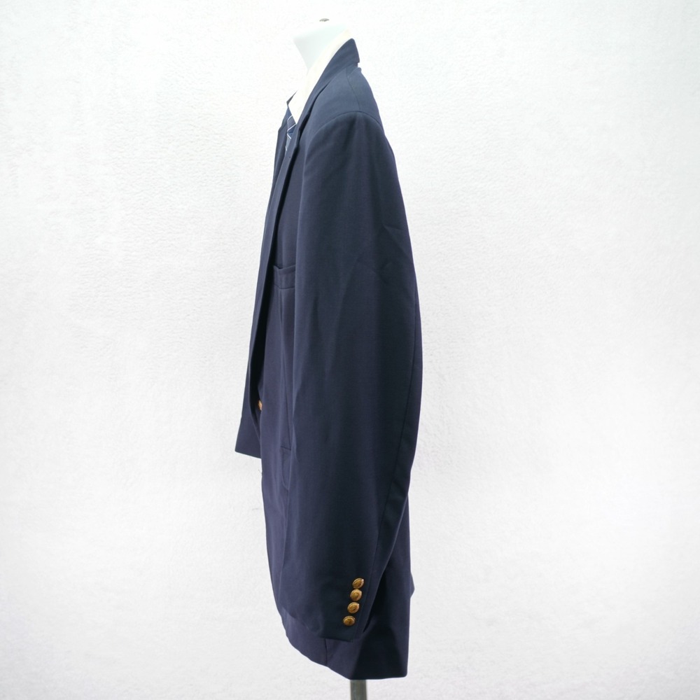 Christian Brooks Blue Wool 2 Gold Button Blazer 44L Tagged 46L - Picture 5 of 11
